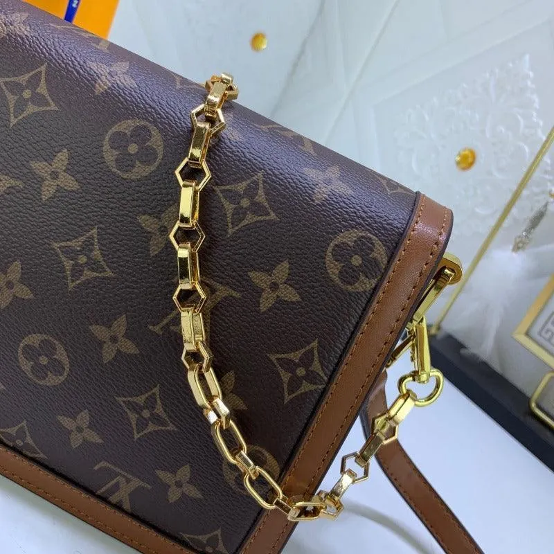 1984 - DAUPHINE MM Bag Brown