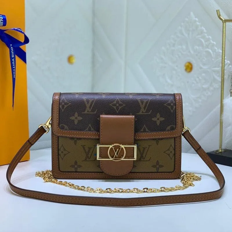 1984 - DAUPHINE MM Bag Brown