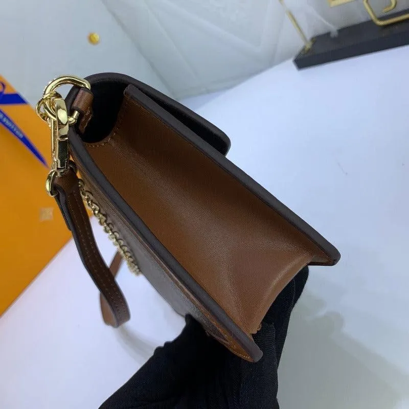 1984 - DAUPHINE MM Bag Brown