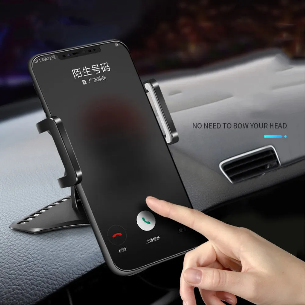 3 in 1 Car GPS Smartphone Holder: Dashboard / Visor Clamp   AC Grid Clip for ZTE Style Messenger - Black