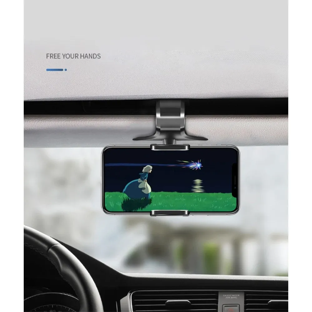 3 in 1 Car GPS Smartphone Holder: Dashboard / Visor Clamp   AC Grid Clip for ZTE Style Messenger - Black