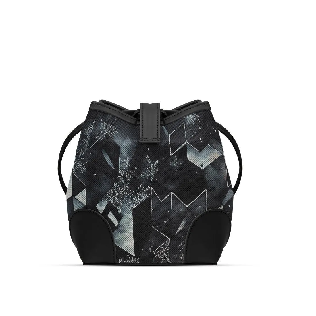 Black Bucket Bags Triangles