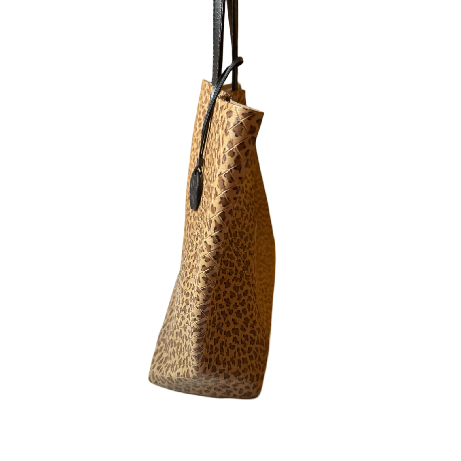 Bottega Veneta Intrecciato Leopard Tote