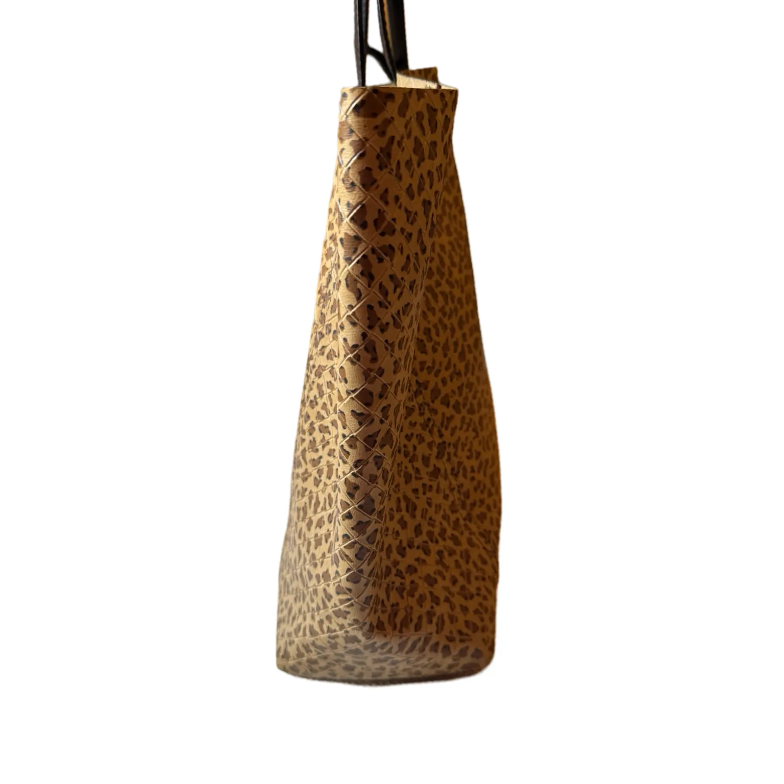 Bottega Veneta Intrecciato Leopard Tote