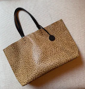 Bottega Veneta Intrecciato Leopard Tote