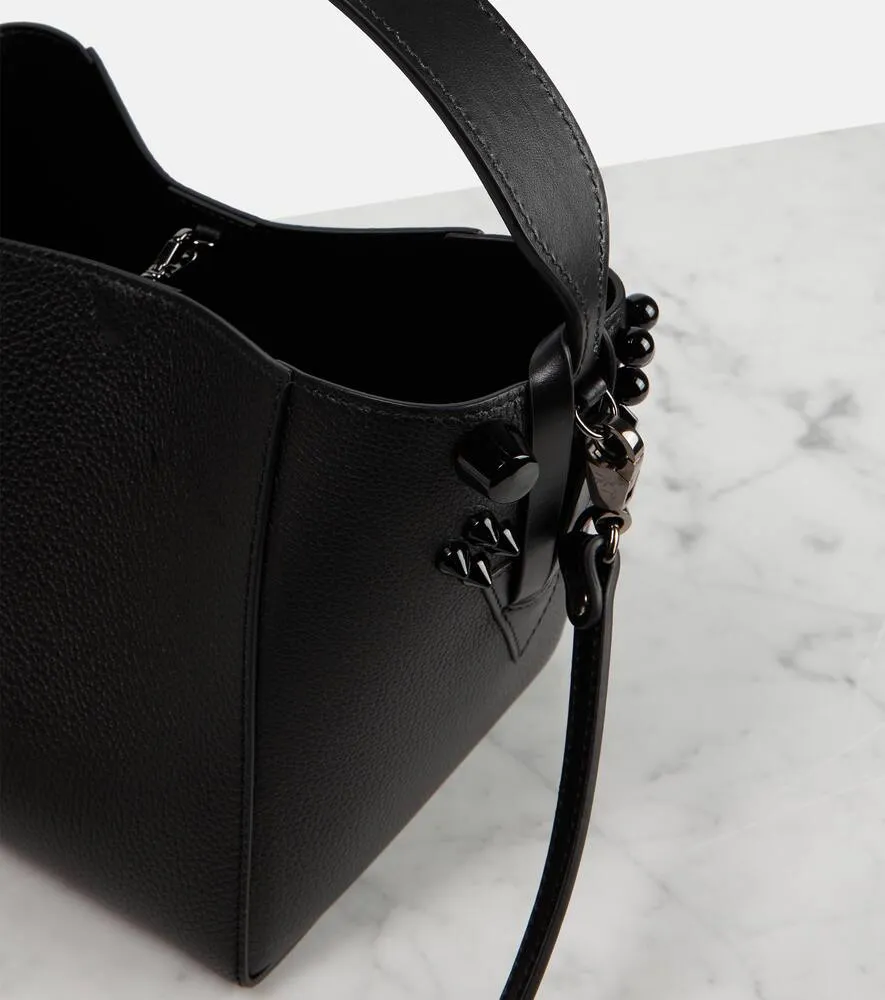 Christian Louboutin Cabachic Mini leather bucket bag