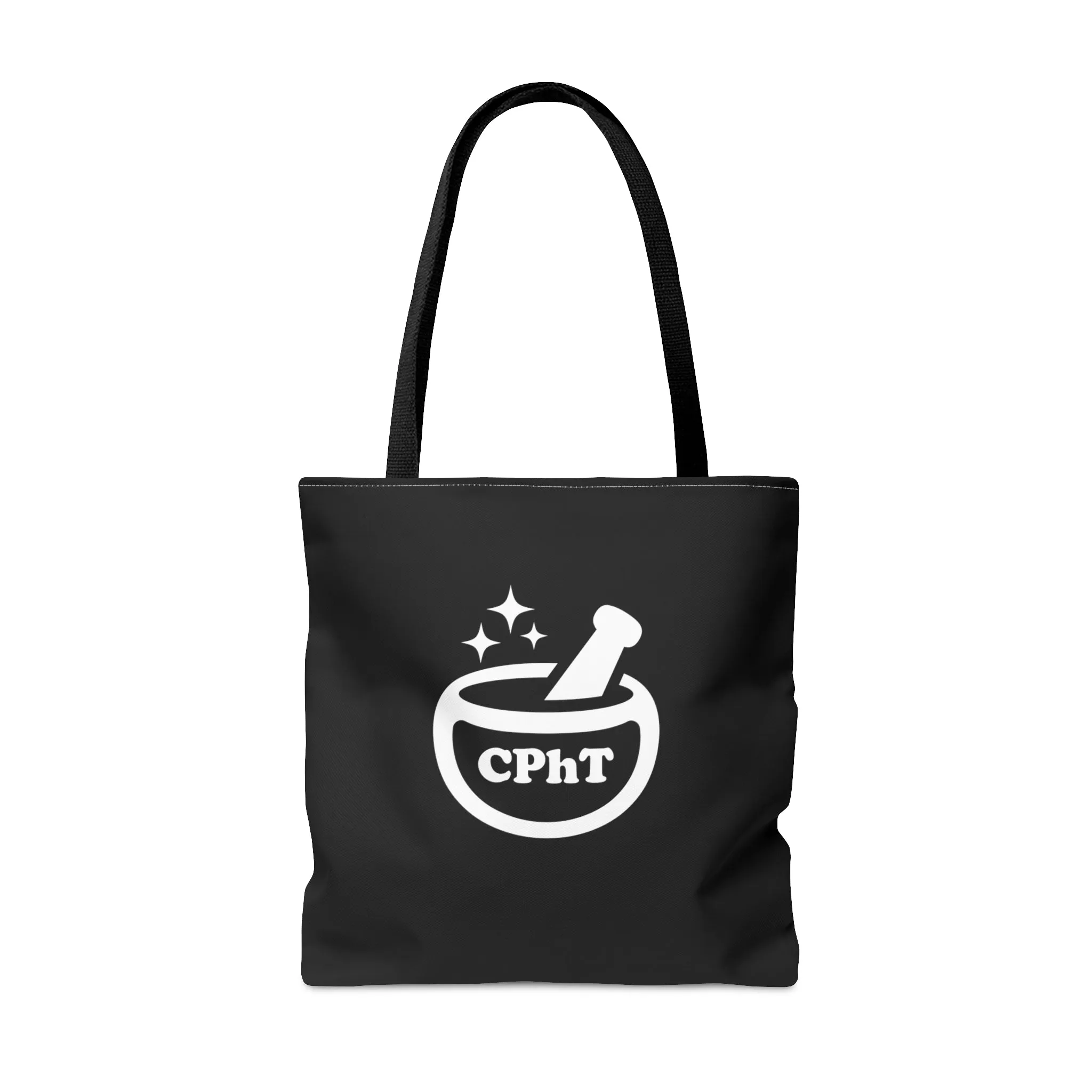CPhT Mortar & Pestle Tote Bag- Black