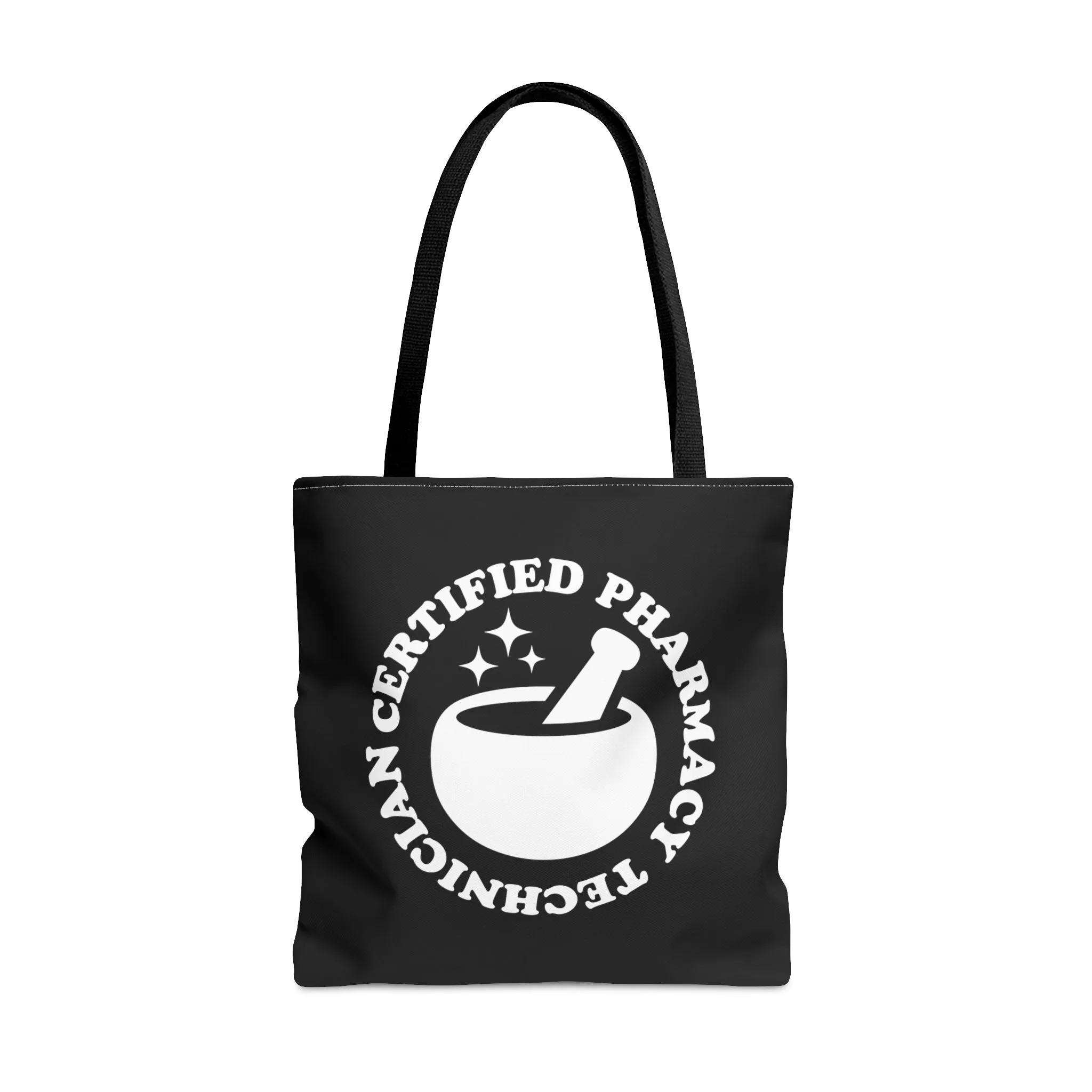 CPhT Mortar & Pestle Tote Bag- Black