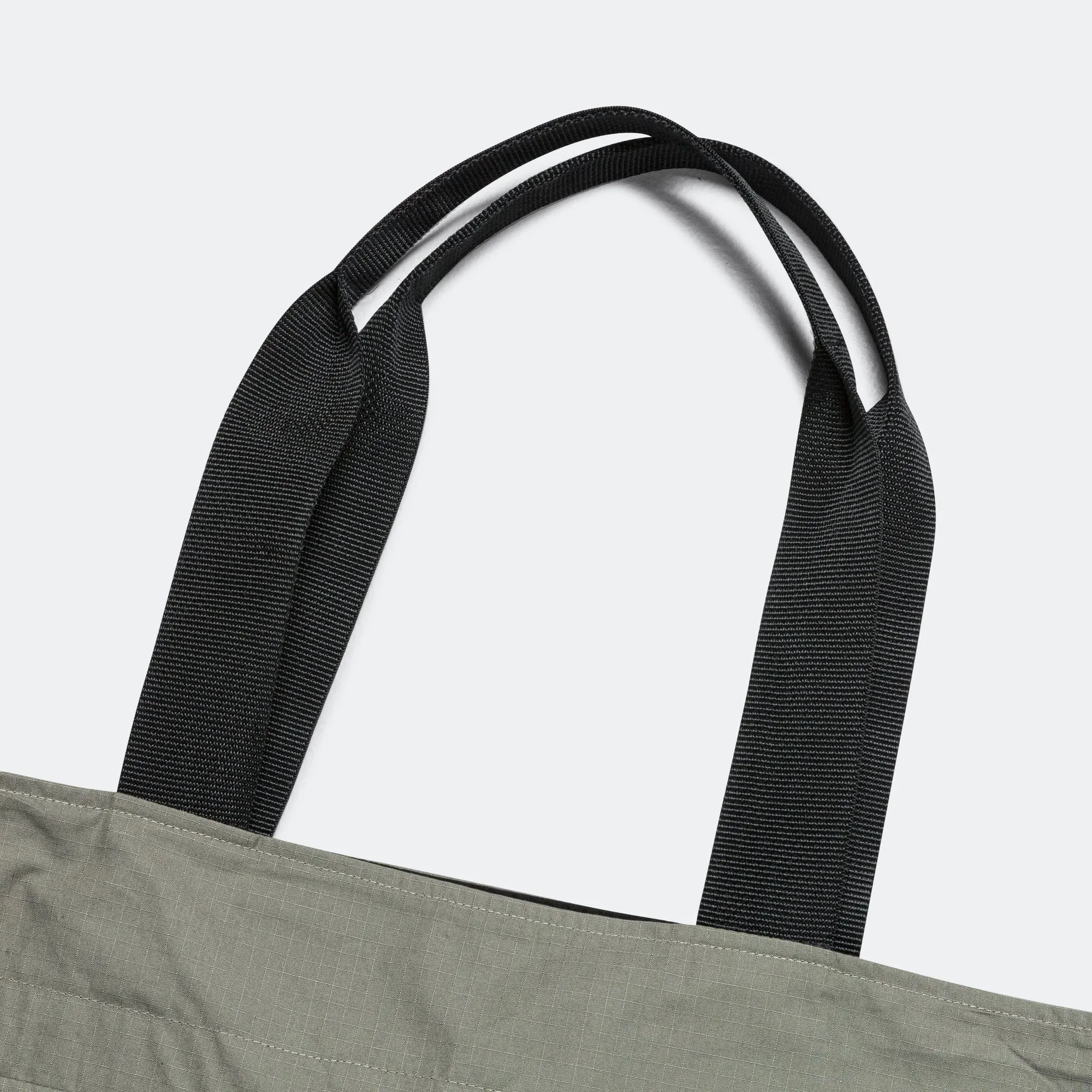 LARGE Tote - Black/Khaki Reversible