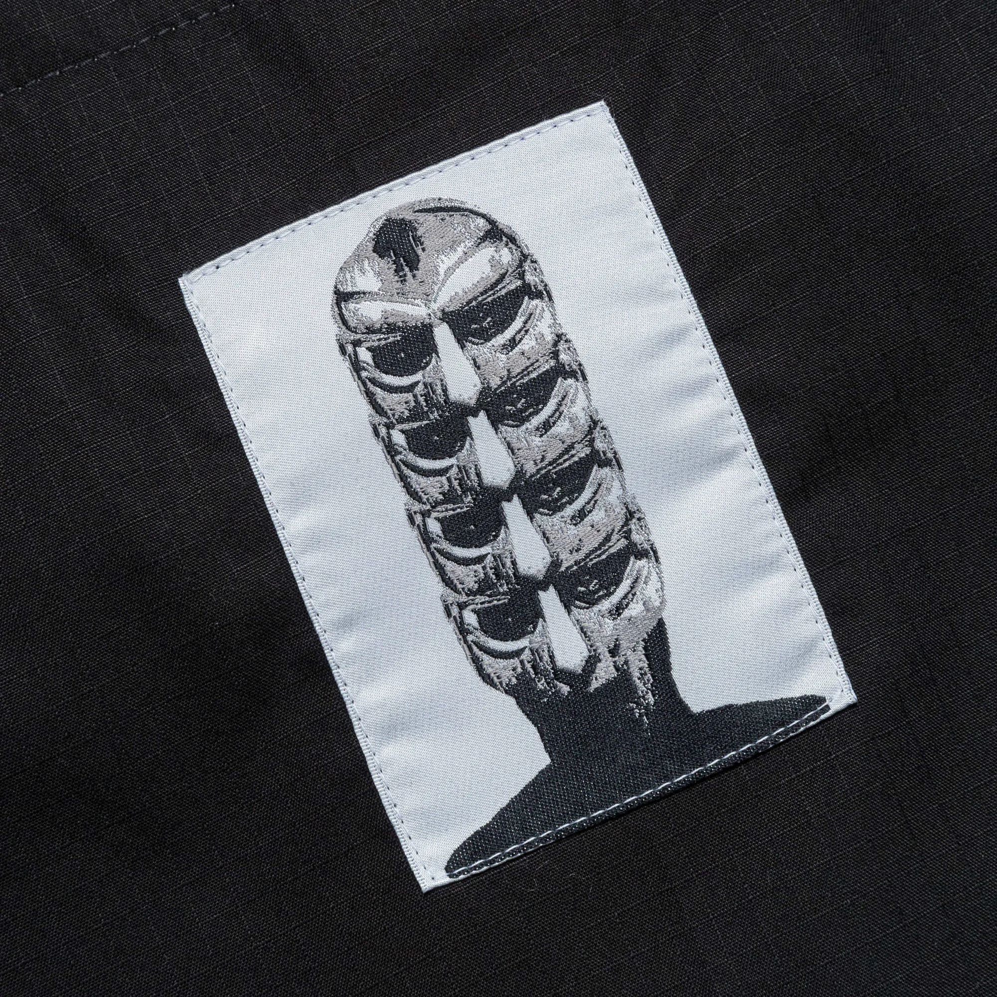 LARGE Tote - Black/Khaki Reversible