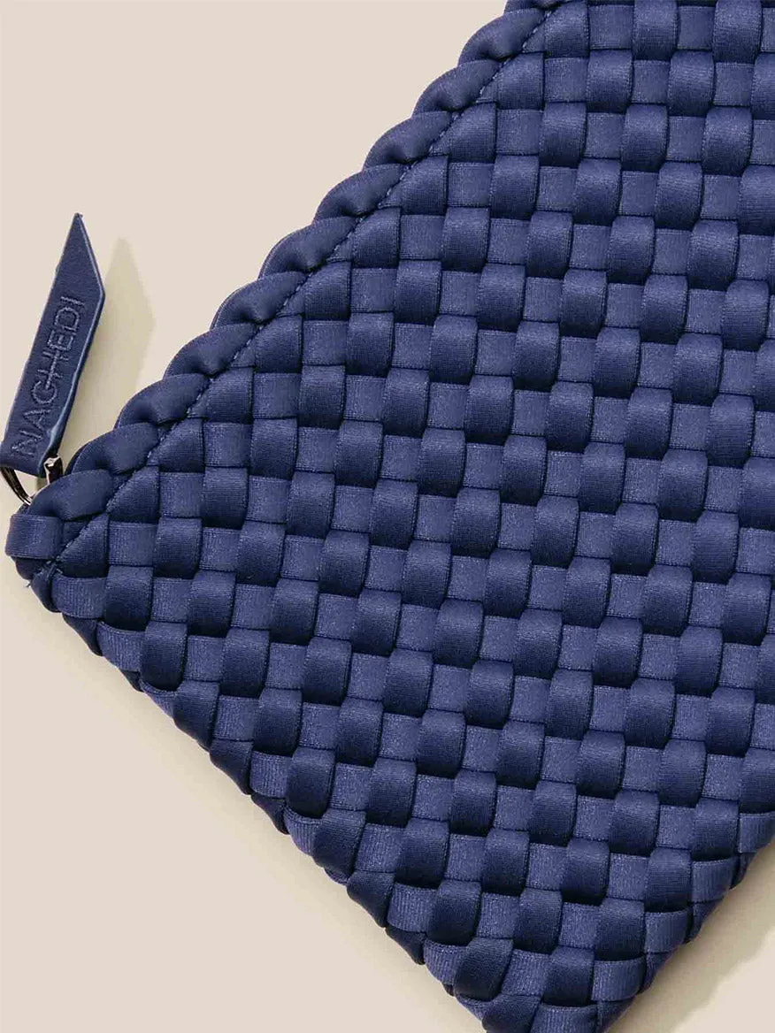 Naghedi St. Barths Small Tote in Solid Ink Blue