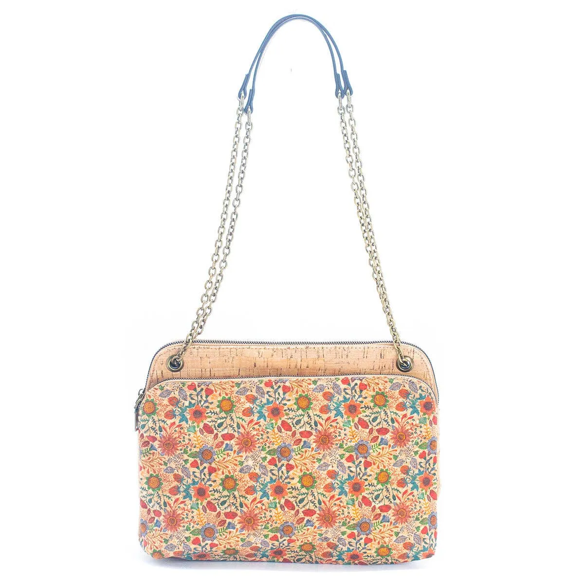 Natural Cork printed pattern women's messenger bag BAGD-346