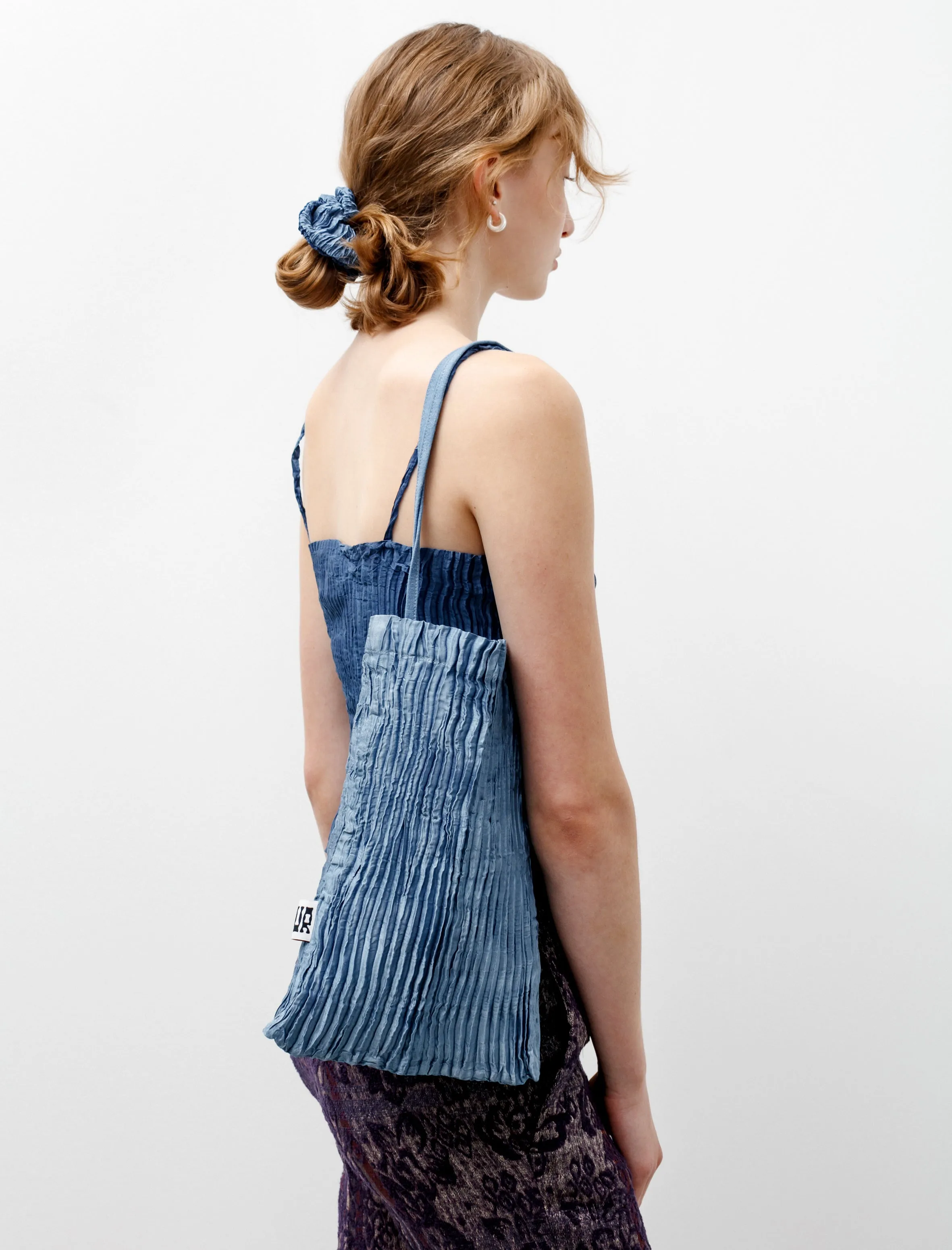 Plissé Bag Light Indigo