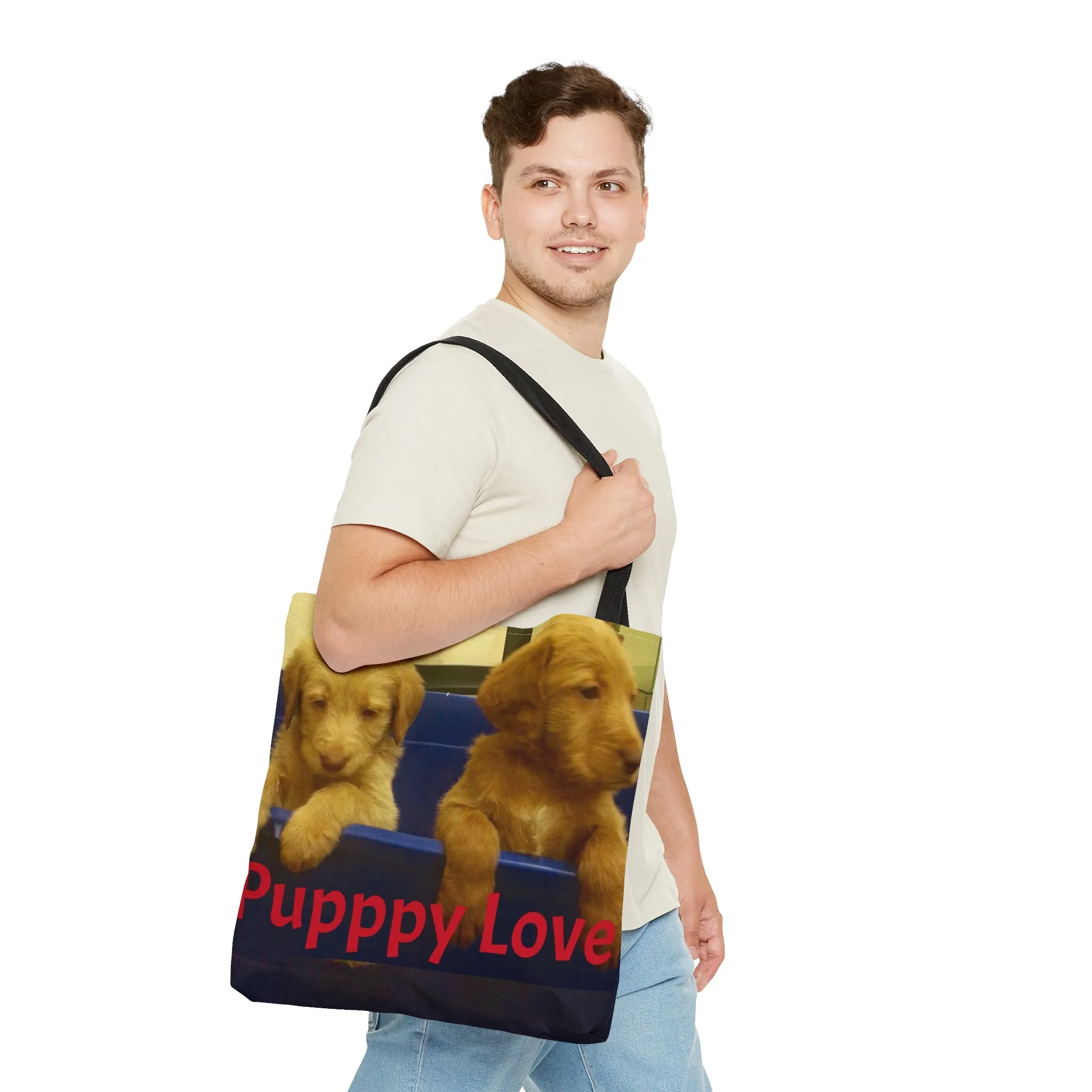 Puppy Love AOP Tote Bag