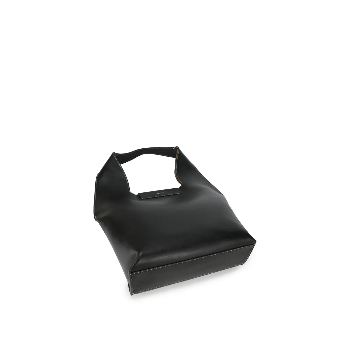 Sac Hobo Sculpture Drapée - Noir