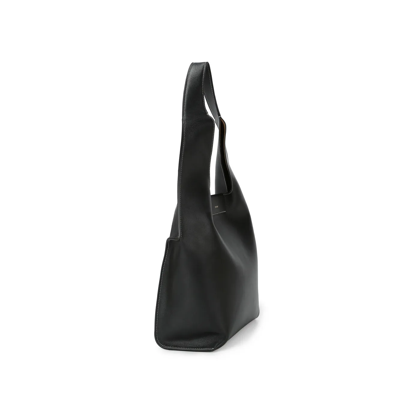 Sac Hobo Sculpture Drapée - Noir