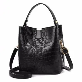 Shoulder Bags Crossbody Women Bags Messenger Lady Alligator Pattern Bucket Handbags