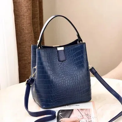 Shoulder Bags Crossbody Women Bags Messenger Lady Alligator Pattern Bucket Handbags