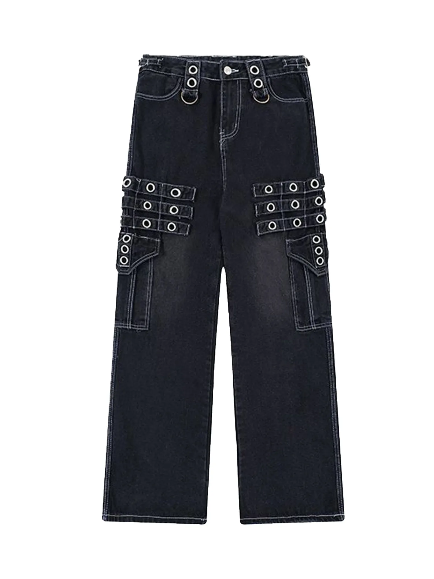 Sneakerhill American Street Style Heavy Duty Jeans