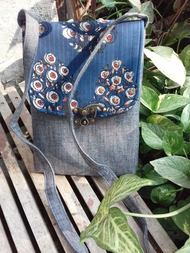 Swaran Sling Bag - Blue hues