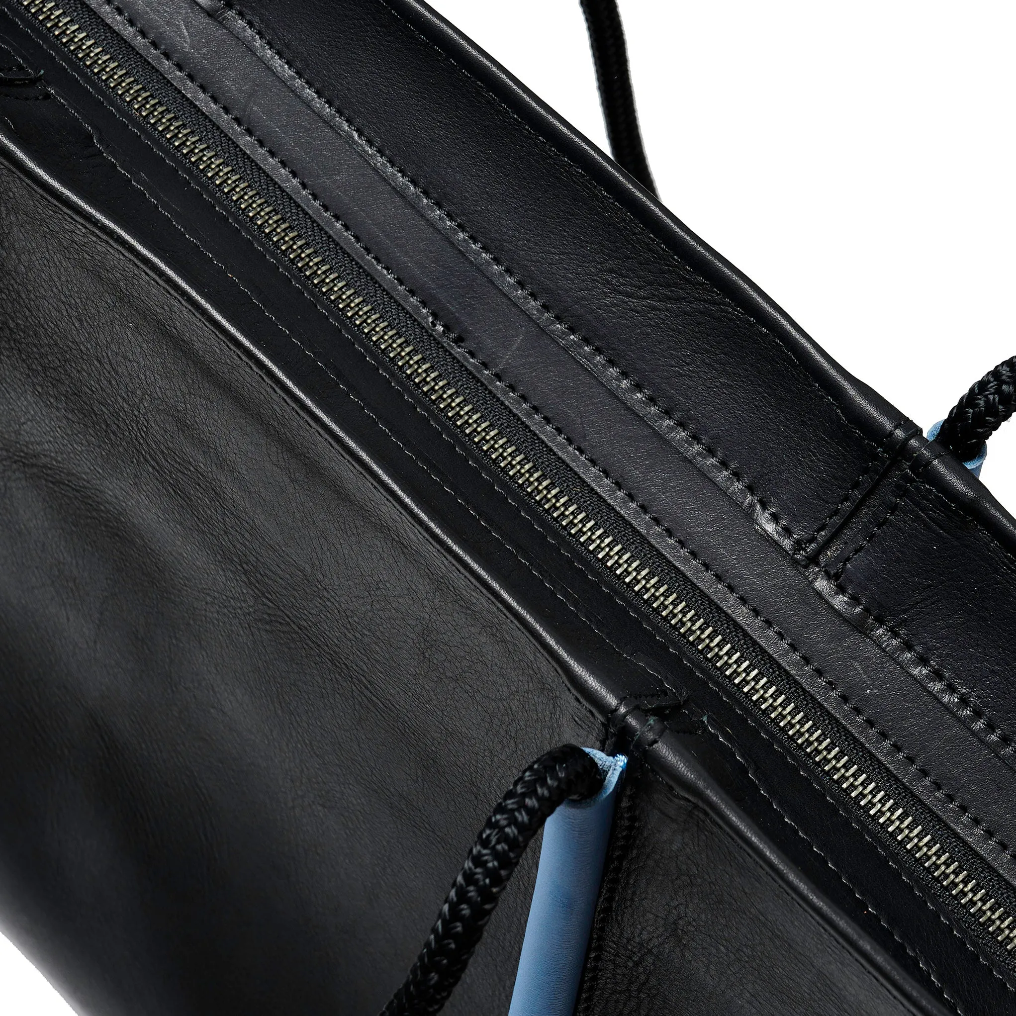 Tote Bag - Black/Sky Blue