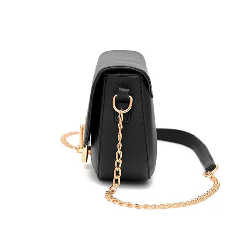 Women Faux-Leather Saddle Tote Messenger Handbag with Magnetic Flap Closure
